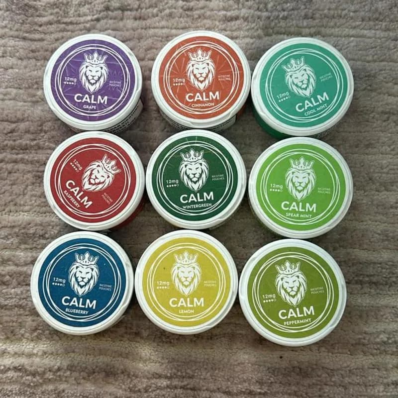 CALM NICOTINE POUCHES WHOLESALE 500 PIECES PER BOX - VapeSoko