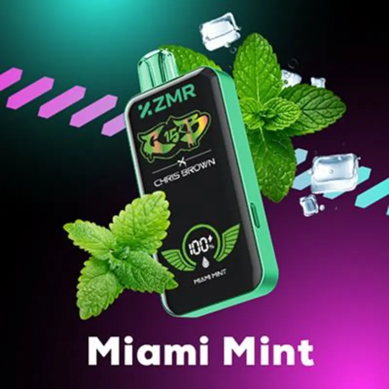 XZMR Vape 15K Puffs – Miami Mint Flavour - VapeSoko