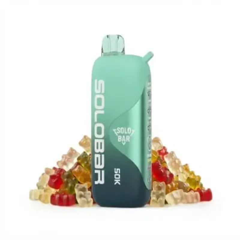 White Gummy Ice Solo Bar 50000 puffs - image 1