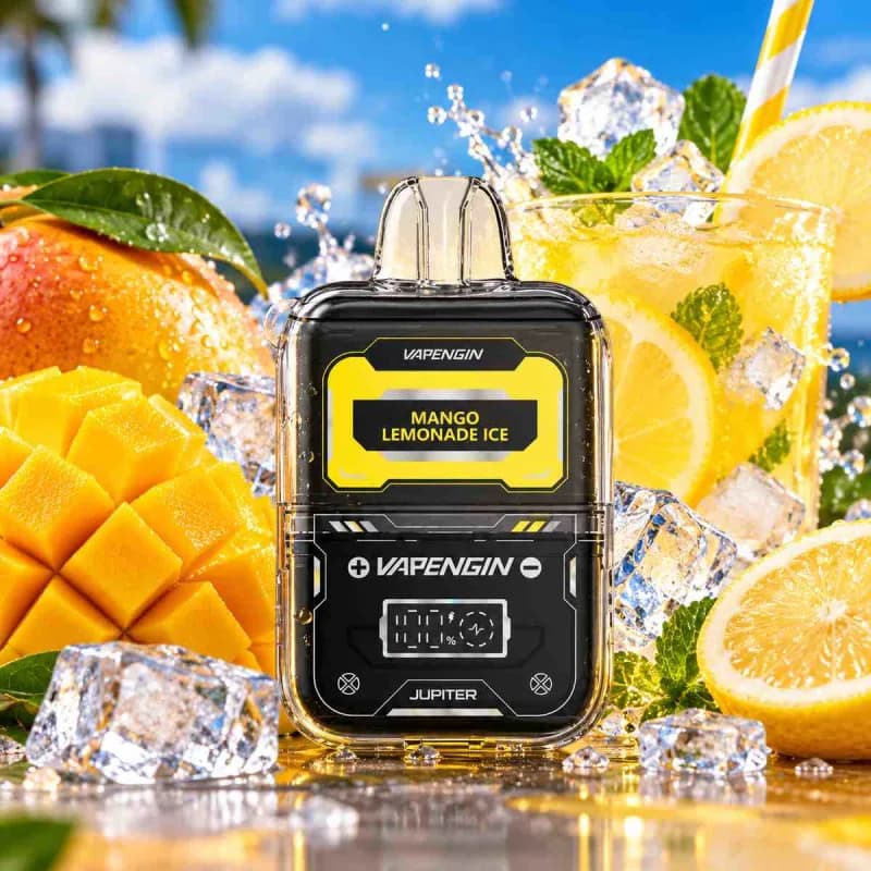 Mango Lemonade Ice - Vapengin Jupiter Plus 13000 Puffs - VapeSoko
